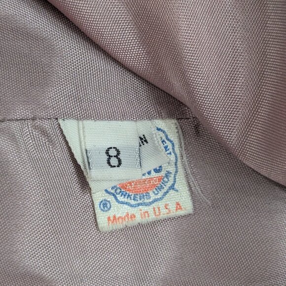 New York Girl | NYG | Vintage 1980's Speckled Wool Double Breasted Pea Coat - Picture 7 of 8